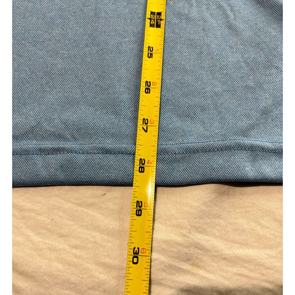 Travis Mathew Polo Shirt Mens L Blue Short Sleeve - Picture 6 of 7